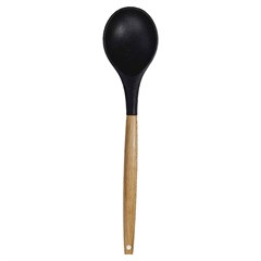 COLHER SILICONE PRETO CAB MAD INGA 31CM