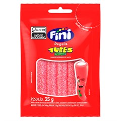 BALA GELATINOSA FINI TUBES MORANGO CÍTRICO 35G