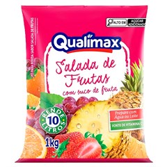 REFRESCO EM PÓ QUALIMAX SALADA DE FRUTAS 1KG (FAZ 10L)
