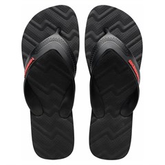 SANDÁLIA MASCULINA HAVAIANAS TRACK WAVES PRETO 43/44