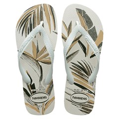 SANDÁLIA MASCULINA HAVAIANAS ALOHA BRANCO/VERDE OLIVA 43/44