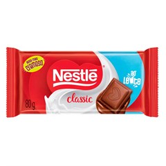 CHOCOLATE EM BARRA NESTLÉ CLASSIC AO LEITE 80G