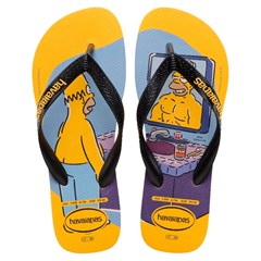 SANDÁLIA MASCULINA HAVAIANAS SIMPSONS AMARELO POP 41/42