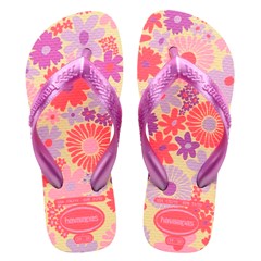 SANDÁLIA INFANTIL HAVAIANAS KIDS FLORES BUTTERCREAM 27/28