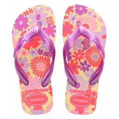 SANDÁLIA INFANTIL HAVAIANAS KIDS FLORES BUTTERCREAM 35/36