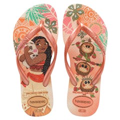 SANDÁLIA INFANTIL HAVAIANAS KIDS SLIM PRINCESS ROSA CLAY 29/30