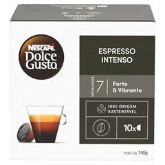 CAFÉ EM CÁPSULA NESCAFÉ DOLCE GUSTO EXPRESSO INTENSO 10 CAPSULAS 80G