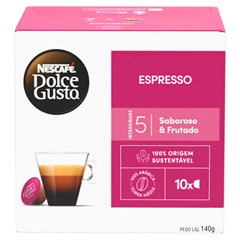 CAFÉ EM CÁPSULA NESCAFÉ DOLCE GUSTO EXPRESSO 10CAPS
