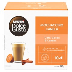 CAFÉ EM CÁPSULA NESCAFÉ DOLCE GUSTO MOCHACCINO CANELA 10 CAPSULAS 172G
