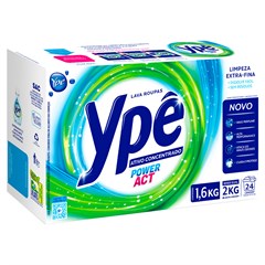 SABÃO EM PÓ YPÊ POWER ACT CAIXA 1,6KG