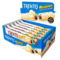 CHOCOLATE PECCIN TRENTO MASSIMO BRANCO COM COOKIES 25G