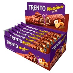 CHOCOLATE PECCIN TRENTO MASSIMO NUTS AO LEITE 25G