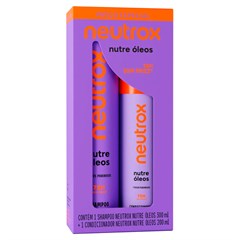 KIT NEUTROX NUTRE ÓLEOS SHAMPOO 300ML E CONDICIONADOR 200ML