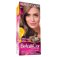 TINTURA BELA & COR KIT 7.0 LOURO MÉDIO