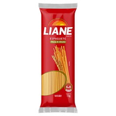 MACARRÃO LIANE MASSA COM OVOS ESPAGUETE 1KG