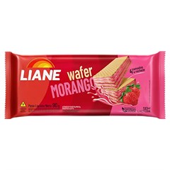 BISCOITO WAFER LIANE MORANGO 90G