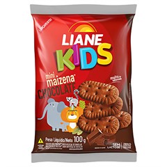 BISCOITO MAISENA LIANE KIDS MINI CHOCOLATE 100G