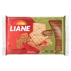 BISCOITO CREAM CRACKER LIANE INTEGRAL 330G