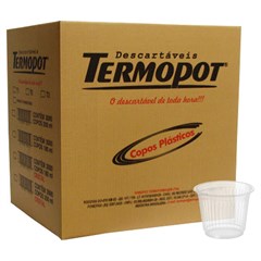 COPO DESCARTÁVEL TERMOPOT CRISTAL 50ML 100UN