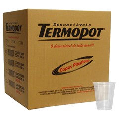 COPO DESCARTÁVEL TERMOPOT CRISTAL 80ML 100UN
