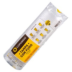 TAMPA DESCARTÁVEL TERMOPOT COM FURO 300/400/500 50UN