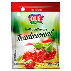 MOLHO DE TOMATE OLÉ TRADICIONAL SACHÊ 1,7KG