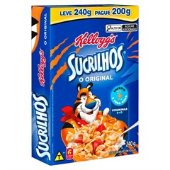 CEREAL MATINAL KELLOGGS SUCRILHOS ORIGINAL CAIXA LV240G PG200G