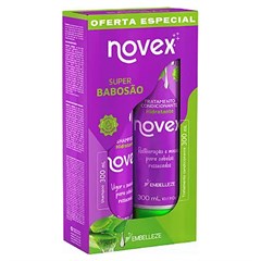 KIT NOVEX VITAY SUPER BABOSÃO SHAMPOO 300ML E CONDICIONADOR 300ML