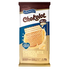 BISCOITO WAFER VITAMASSA CHOKOLOT CHOCOLATE BRANCO 100G