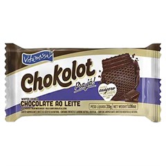 BISCOITO WAFER VITAMASSA CHOKOLOT PRA JÁ CHOCOLATE AO LEITE 30G