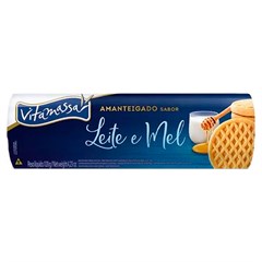 BISCOITO AMANTEIGADO VITAMASSA LEITE E MEL 120G