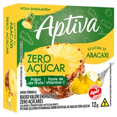 GELATINA APTIVA ZERO AÇÚCAR ABACAXI 12G