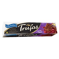 BISCOITO RECHEADO VITAMASSA TRUFAS BAUNILHA COM CASTANHA 140G
