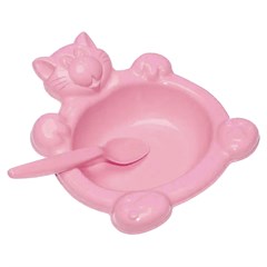 UT PRATO PLASTICO BABY ROSA
