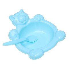 UT PRATO PLASTICO BABY AZUL