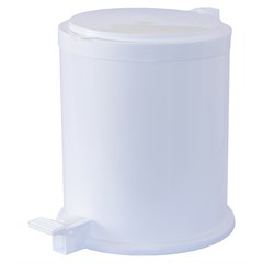 UT LIXEIRA PLASTBRASIL C/PED BRANCA 13L