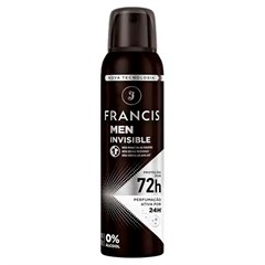DESODORANTE AEROSSOL FRANCIS MEN INVISIBLE 118G/200ML