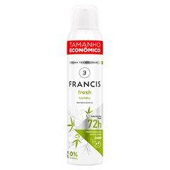 DESODORANTE AEROSSOL FRANCIS FRESH BAMBU 118G/200ML