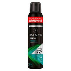 DESODORANTE AEROSSOL FRANCIS MEN FRESH 118G/200ML