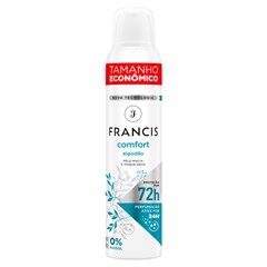 DESODORANTE AEROSSOL FRANCIS COMFORT ALGODÃO 118G/200ML