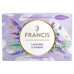 SABONETE EM BARRA FRANCIS VEGETAL LAVANDA E ÂMBAR 90G