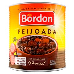 FEIJOADA BORDON LATA 830G