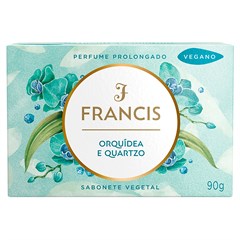 SABONETE EM BARRA FRANCIS VEGETAL ORQUÍDEA E QUARTZO 90G