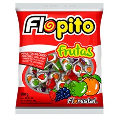 PIRULITO FLORESTAL FLOPITO FRUTAS SORTIDAS 800G
