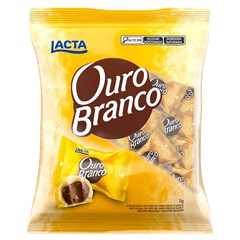 BOMBOM LACTA OURO BRANCO 50UN 1KG