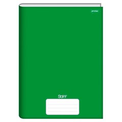CADERNO BROCHURA JANDAIA STIFF CAPA DURA SEM PAUTA VERDE 96 FOLHAS
