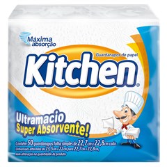 GUARDANAPO KITCHEN 22,7X22,8CM 50UN