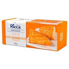 MARGARINA RICCA FOLHADOS BLOCO 2KG