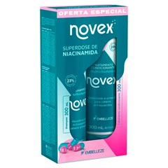 KIT NOVEX NIACINAMIDA SHAMPOO 300ML E CONDICIONADOR 300ML