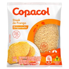 STEAK DE FRANGO EMPANADO COPACOL 100G
